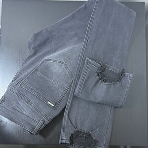 Men's Charcoal Skinny Jeans